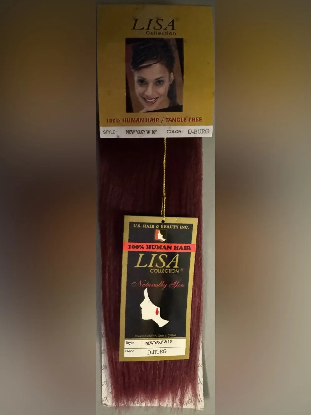 Lisa collection. 100% human hair. New yaky.